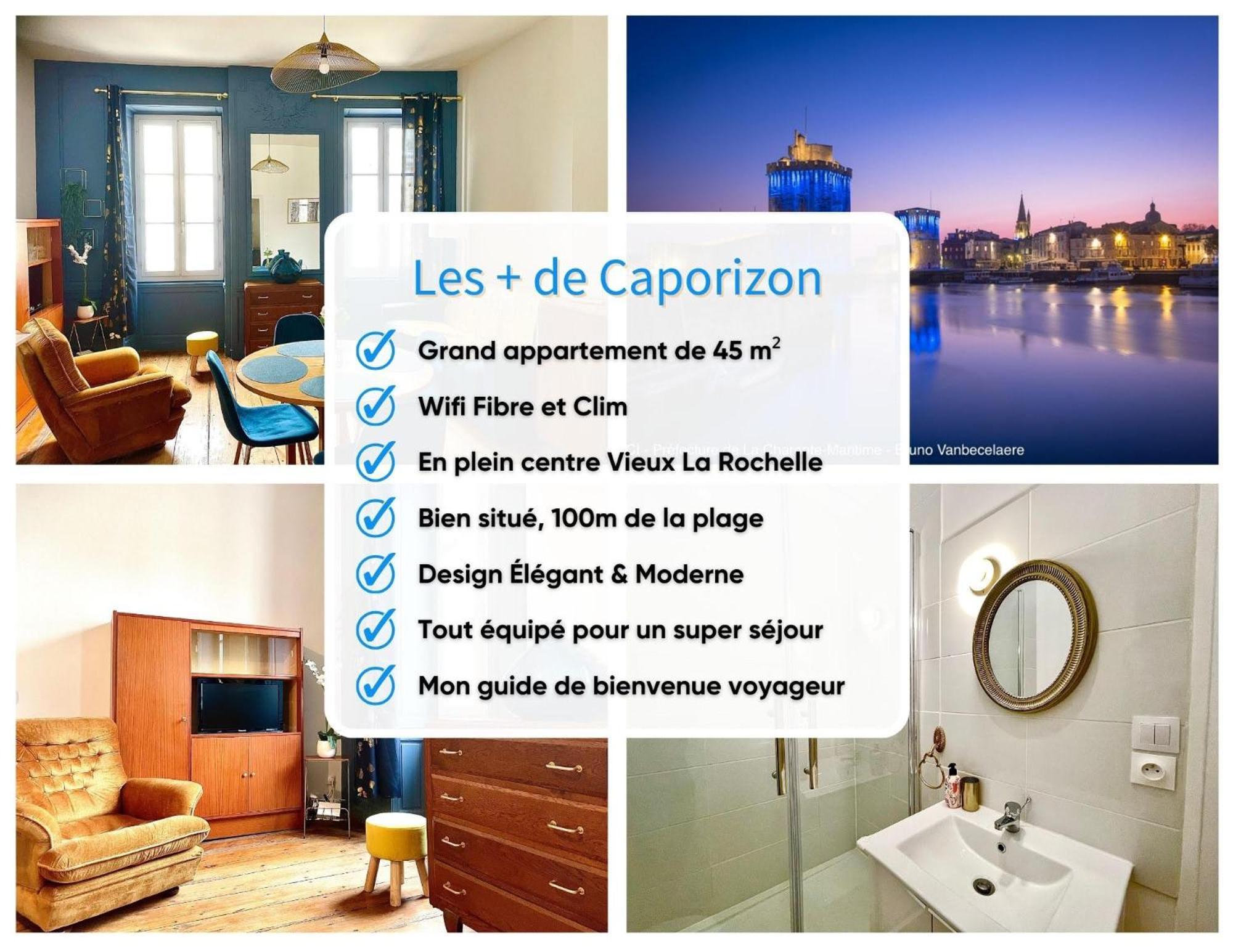 Caporizon-Le Perot-T2 Au Coeur Du Vieux Port 100M Plage La Rochelle  Dış mekan fotoğraf